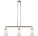 Innovations - 213-PN-G181 - Three Light Island Pendant - Franklin Restoration - Polished Nickel