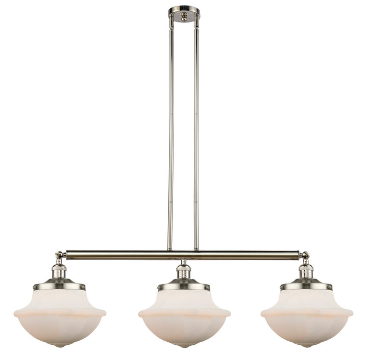 Innovations - 213-PN-G541 - Three Light Island Pendant - Franklin Restoration - Polished Nickel