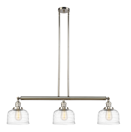 Innovations - 213-PN-G713 - Three Light Island Pendant - Franklin Restoration - Polished Nickel