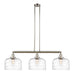 Innovations - 213-PN-G713-L - Three Light Island Pendant - Franklin Restoration - Polished Nickel