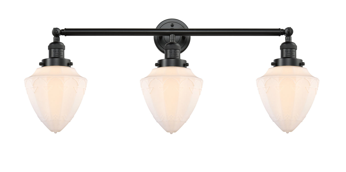 Innovations - 205-OB-G661-7 - Three Light Bath Vanity - Franklin Restoration - Oil Rubbed Bronze