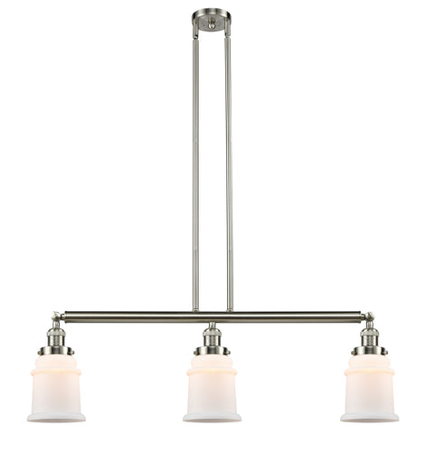 Franklin Restoration LED Island Pendant Brushed Satin Nickel