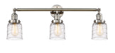 Innovations - 205-PN-G513 - Three Light Bath Vanity - Franklin Restoration - Polished Nickel