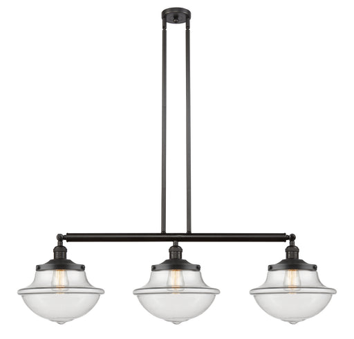 Innovations - 213-OB-G542 - Three Light Island Pendant - Franklin Restoration - Oil Rubbed Bronze