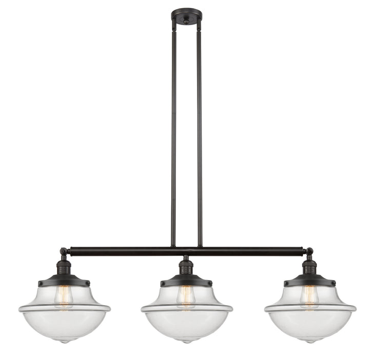 Innovations - 213-OB-G542-LED - LED Island Pendant - Franklin Restoration - Oil Rubbed Bronze