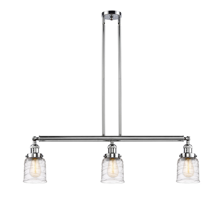 Innovations - 213-PC-G513 - Three Light Island Pendant - Franklin Restoration - Polished Chrome