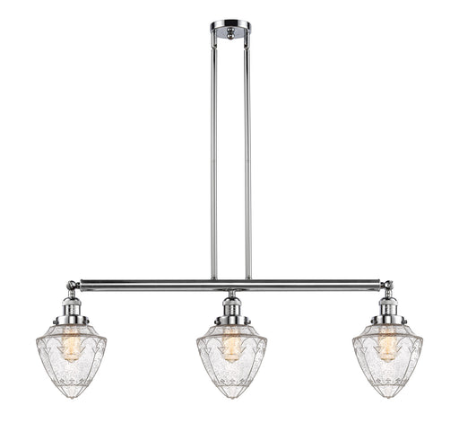 Innovations - 213-PC-G664-7 - Three Light Island Pendant - Franklin Restoration - Polished Chrome