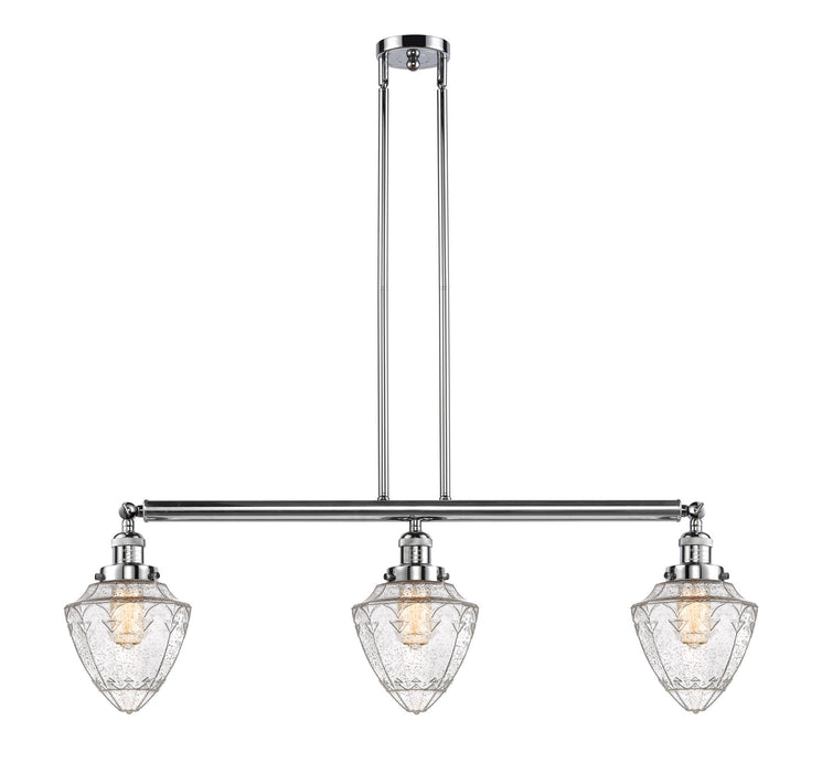 Innovations - 213-PC-G664-7 - Three Light Island Pendant - Franklin Restoration - Polished Chrome