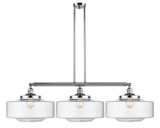 Innovations - 213-PC-G692-16 - Three Light Island Pendant - Franklin Restoration - Polished Chrome