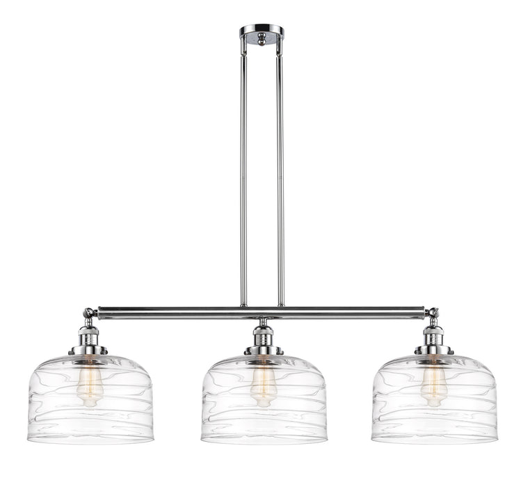 Innovations - 213-PC-G713-L - Three Light Island Pendant - Franklin Restoration - Polished Chrome