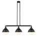 Innovations - 213-BK-HFS-81-BK - Three Light Island Pendant - Franklin Restoration - Matte Black