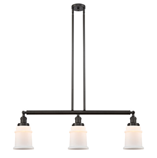 Innovations - 213-OB-G181 - Three Light Island Pendant - Franklin Restoration - Oil Rubbed Bronze