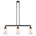 Innovations - 213-OB-G181 - Three Light Island Pendant - Franklin Restoration - Oil Rubbed Bronze