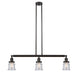 Innovations - 213-OB-G184S - Three Light Island Pendant - Franklin Restoration - Oil Rubbed Bronze