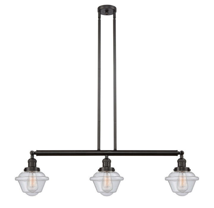 Innovations - 213-OB-G534-LED - LED Island Pendant - Franklin Restoration - Oil Rubbed Bronze