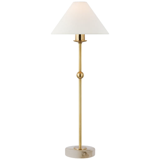 Visual Comfort - CHA 8145AB/ALB-L - LED Accent Lamp - Caspian - Antique-Burnished Brass And Alabaster