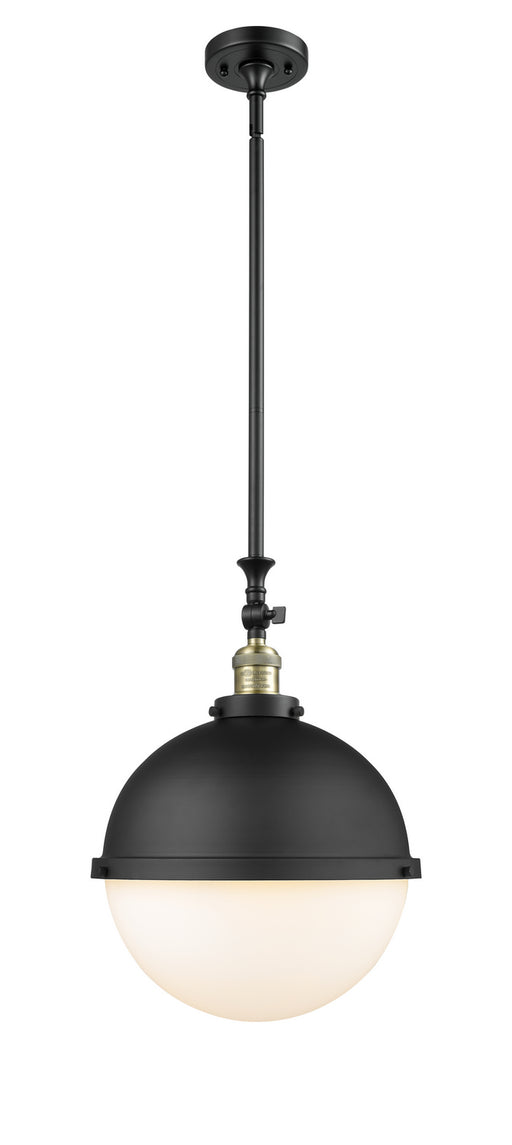 Innovations - 206-BAB-HFS-121-BK-LED - LED Pendant - Franklin Restoration - Black Antique Brass