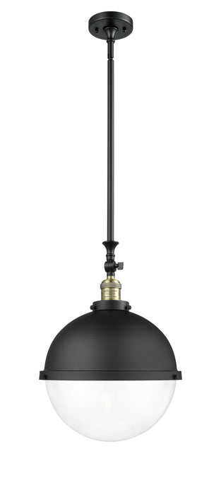 Innovations - 206-BAB-HFS-122-BK-LED - LED Pendant - Franklin Restoration - Black Antique Brass