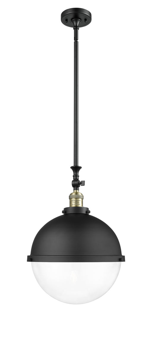 Innovations - 206-BAB-HFS-122-BK-LED - LED Pendant - Franklin Restoration - Black Antique Brass