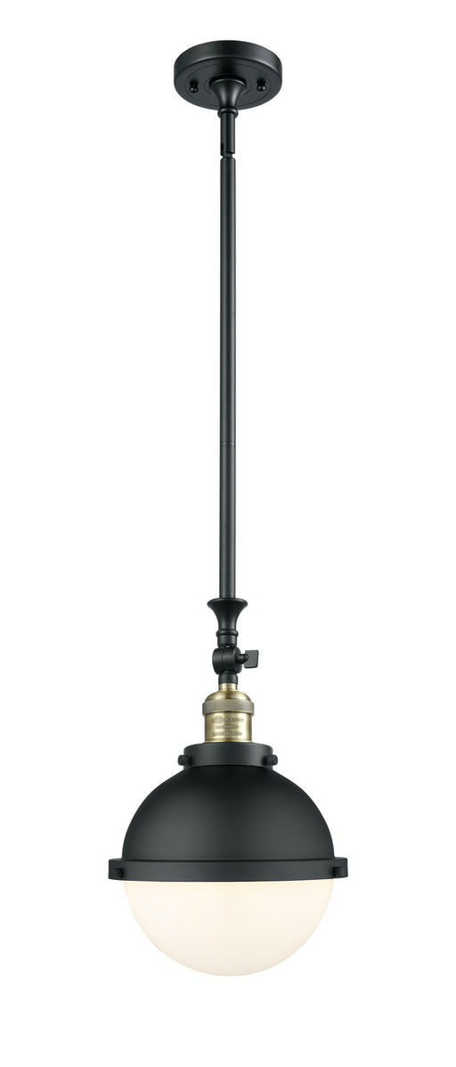 Innovations - 206-BAB-HFS-81-BK - One Light Mini Pendant - Franklin Restoration - Black Antique Brass