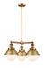 Innovations - 207-BB-HFS-61-BB-LED - LED Chandelier - Franklin Restoration - Brushed Brass