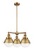 Innovations - 207-BB-HFS-62-BB-LED - LED Chandelier - Franklin Restoration - Brushed Brass