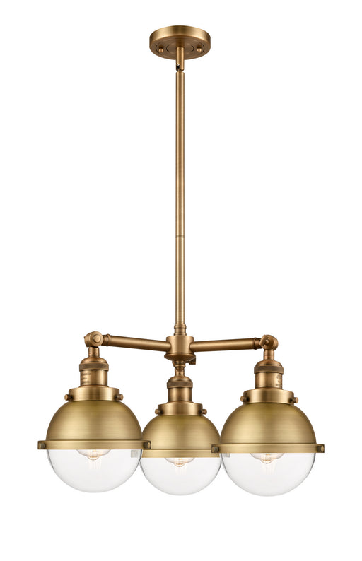 Innovations - 207-BB-HFS-62-BB-LED - LED Chandelier - Franklin Restoration - Brushed Brass