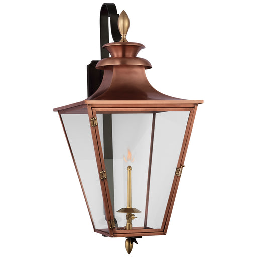 Visual Comfort - CHO 2436SC-CG - Gas Wall Lantern - Albermarle2 - Soft Copper And Brass