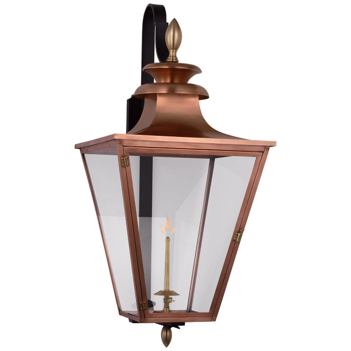 Visual Comfort - CHO 2437SC-CG - Gas Wall Lantern - Albermarle2 - Soft Copper And Brass