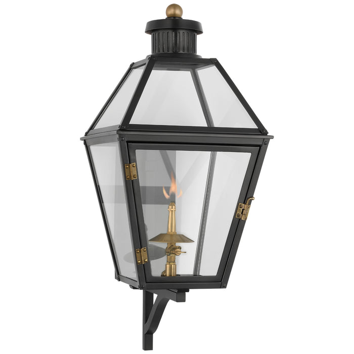 Visual Comfort - CHO 2455BLK-CG - Gas Wall Lantern - Stratford2 - Matte Black