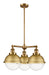 Innovations - 207-BB-HFS-84-BB-LED - LED Chandelier - Franklin Restoration - Brushed Brass