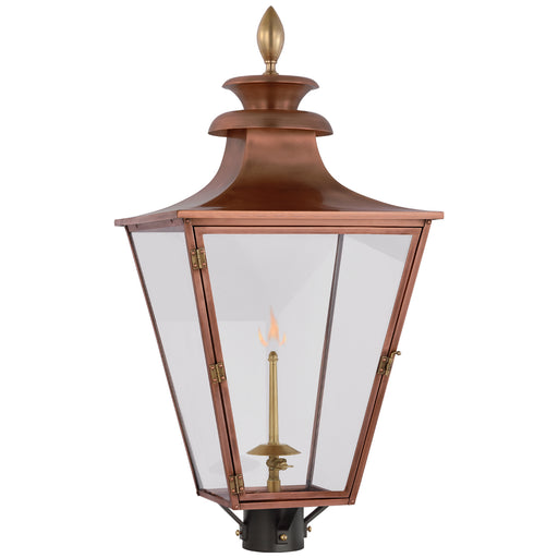 Visual Comfort - CHO 7430SC-CG - Gas Post Light - Albermarle2 - Soft Copper And Brass