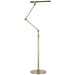 Visual Comfort - IKF 1506HAB/BLK - LED Floor Lamp - Heron - Hand-Rubbed Antique Brass And Matte Black