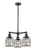 Innovations - 207-BK-G58-CE-LED - LED Chandelier - Franklin Restoration - Matte Black