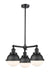 Innovations - 207-BK-HFS-61-BK-LED - LED Chandelier - Franklin Restoration - Matte Black