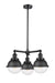 Innovations - 207-BK-HFS-62-BK-LED - LED Chandelier - Franklin Restoration - Matte Black