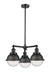 Innovations - 207-BK-HFS-64-BK-LED - LED Chandelier - Franklin Restoration - Matte Black