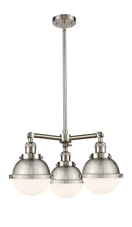 Innovations - 207-SN-HFS-61-SN-LED - LED Chandelier - Franklin Restoration - Brushed Satin Nickel