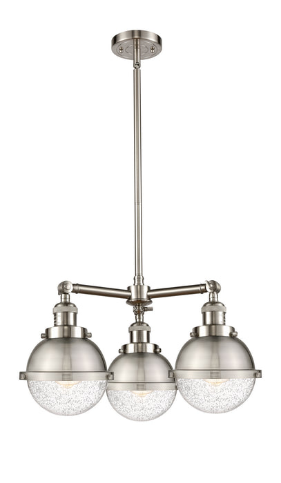 Innovations - 207-SN-HFS-64-SN-LED - LED Chandelier - Franklin Restoration - Brushed Satin Nickel