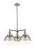 Innovations - 207-SN-HFS-81-SN-LED - LED Chandelier - Franklin Restoration - Brushed Satin Nickel