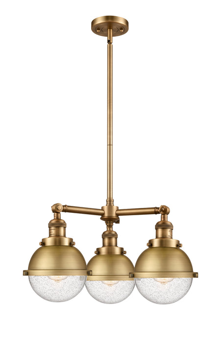 Innovations - 207-BB-HFS-64-BB-LED - LED Chandelier - Franklin Restoration - Brushed Brass