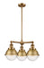 Innovations - 207-BB-HFS-64-BB-LED - LED Chandelier - Franklin Restoration - Brushed Brass