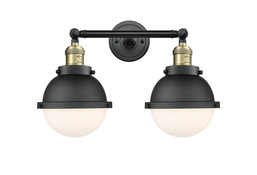 Innovations - 208-BAB-HFS-61-BK - Two Light Bath Vanity - Franklin Restoration - Black Antique Brass