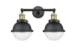 Innovations - 208-BAB-HFS-62-BK-LED - LED Bath Vanity - Franklin Restoration - Black Antique Brass