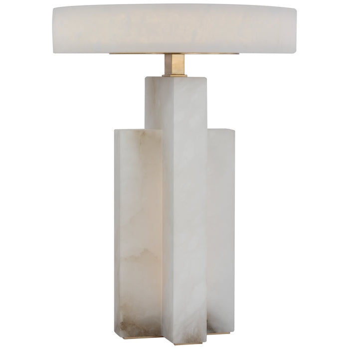 Visual Comfort - KW 3922ALB - LED Table Lamp - Trancas - Alabaster And Brass