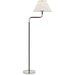 Visual Comfort - MF 1055PN/EB-L - LED Floor Lamp - Rigby - Polished Nickel And Ebony