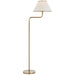Visual Comfort - MF 1055SB/NO-L - LED Floor Lamp - Rigby - Soft Brass And Natural Oak