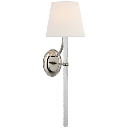 Visual Comfort - MF 2326PN/CWG-L - LED Wall Sconce - Abigail - Polished Nickel And Clear Wavy Glass