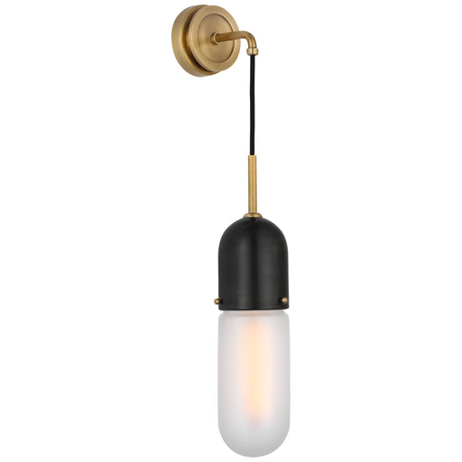 Visual Comfort - TOB 2645BZ/HAB-FG - LED Wall Sconce - Junio - Bronze And Brass