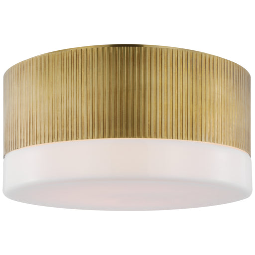 Visual Comfort - TOB 4356HAB-WG - LED Flush Mount - Ace - Hand-Rubbed Antique Brass